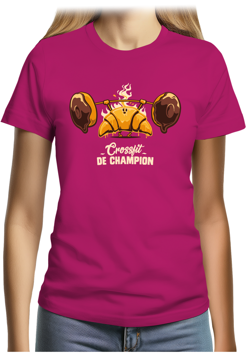 T-Shirt Femme Champion des petits déjeuners