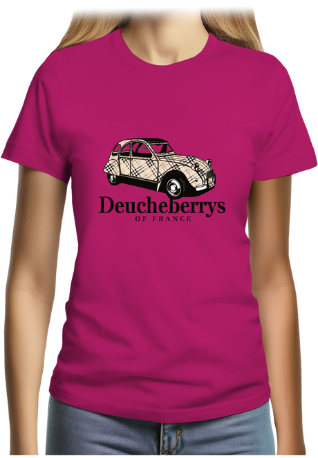T-Shirt Femme Voiture 2CV Deuchberrys