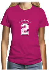 T-Shirt Femme Le sport et moi ça fait 2