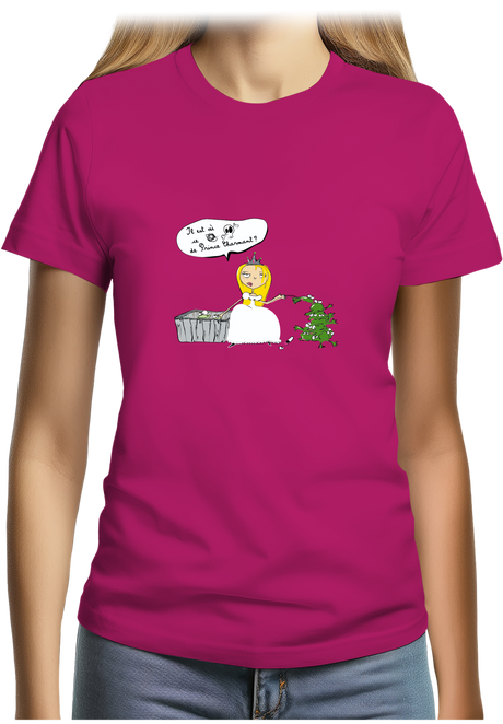 T-Shirt Femme Je cherche le prince charment