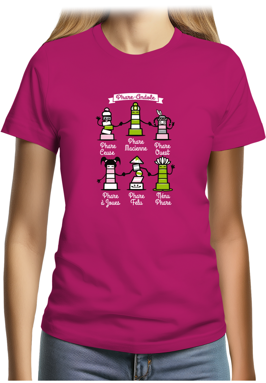 T-Shirt Femme Les 06 phares-andoles