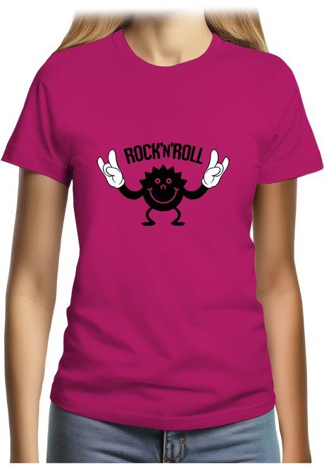 T-Shirt Femme Smile Rock'N'Roll