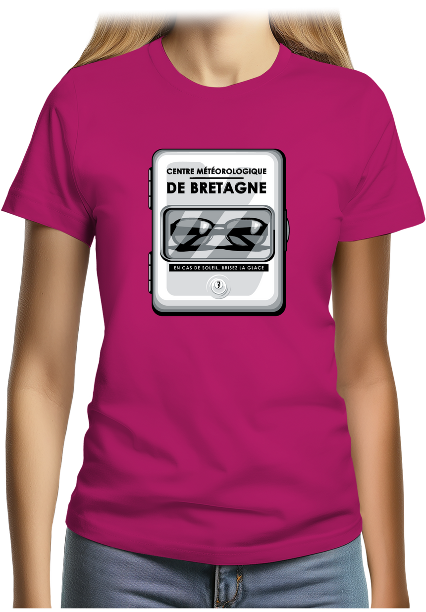 T-Shirt Femme Lunette de soleil Bretonne