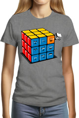 T-Shirt Femme Ruby Cube Avec Drapeau