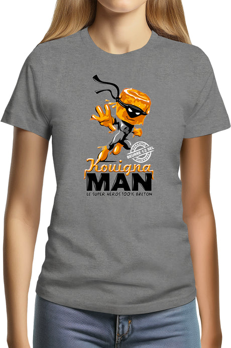 Tee-Shirt Femme Kouignaman Hero breton