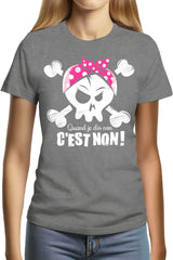 Tee-Shirt Femme Quand je dis non c'est non