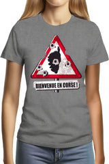 Tee-Shirt Femme Bienvenue en Corse impact