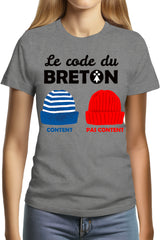 Tee-Shirt Femme L'humeur des bretons