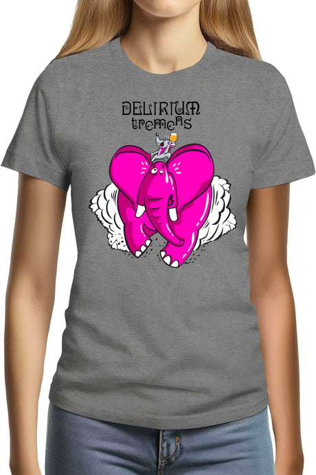 Tee-Shirt Femme Delirium tremens - Eléphant
