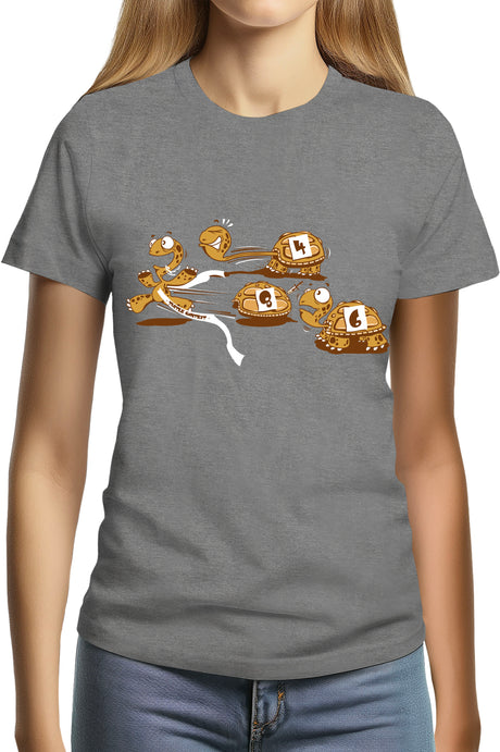 Tee-Shirt Femme Turtle Contest : course de tortues