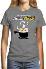 Tee-Shirt Femme Des Oeufs dans un jacuzzi
