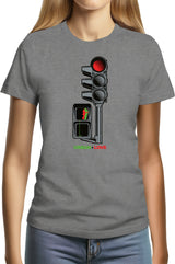 Tee-Shirt Femme Feu Tricolore Des Amoureux
