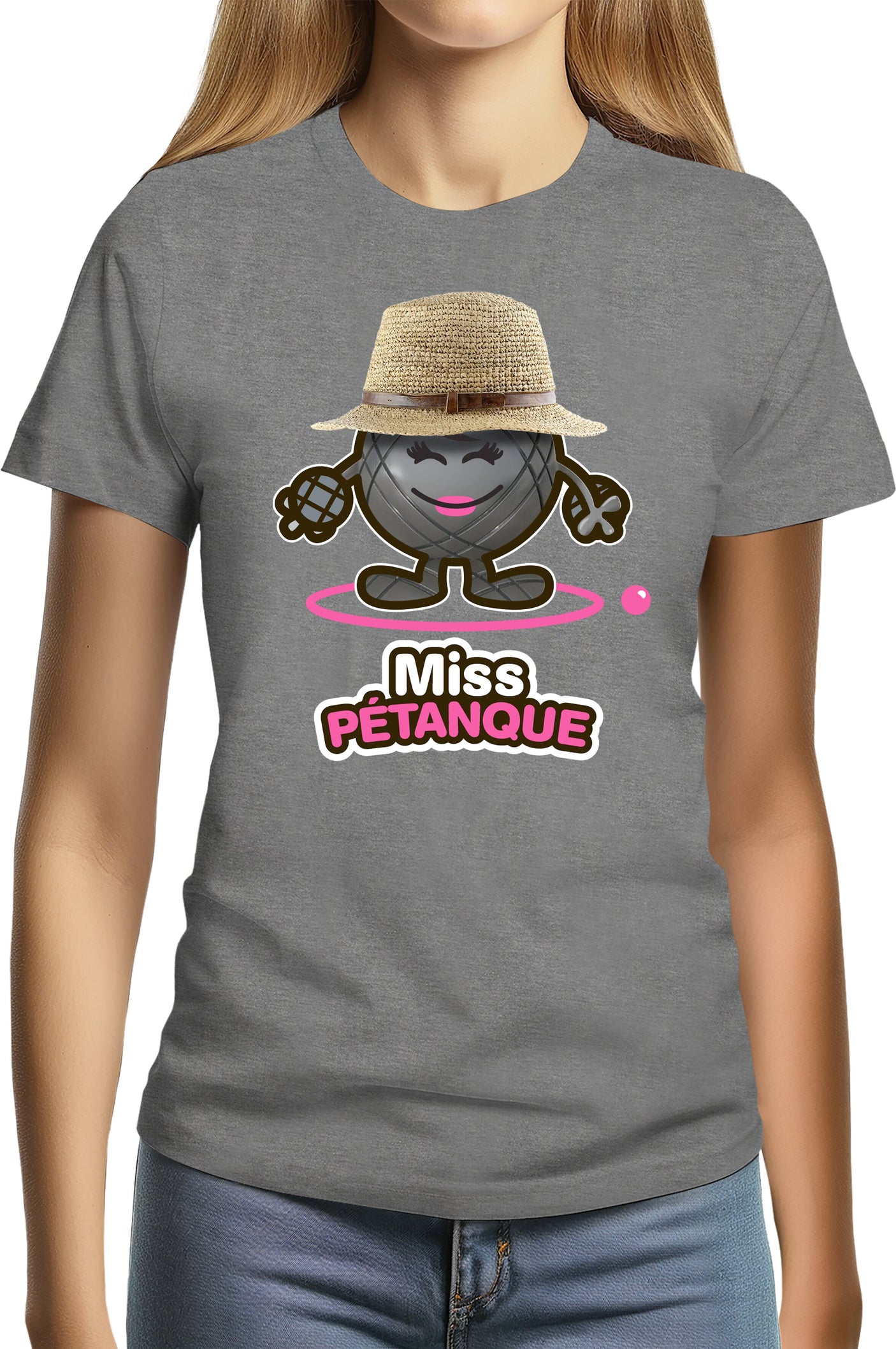 T-Shirt Femme Miss pétanque