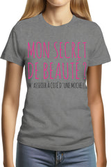 T-Shirt Femme Mon secret de beauté ?