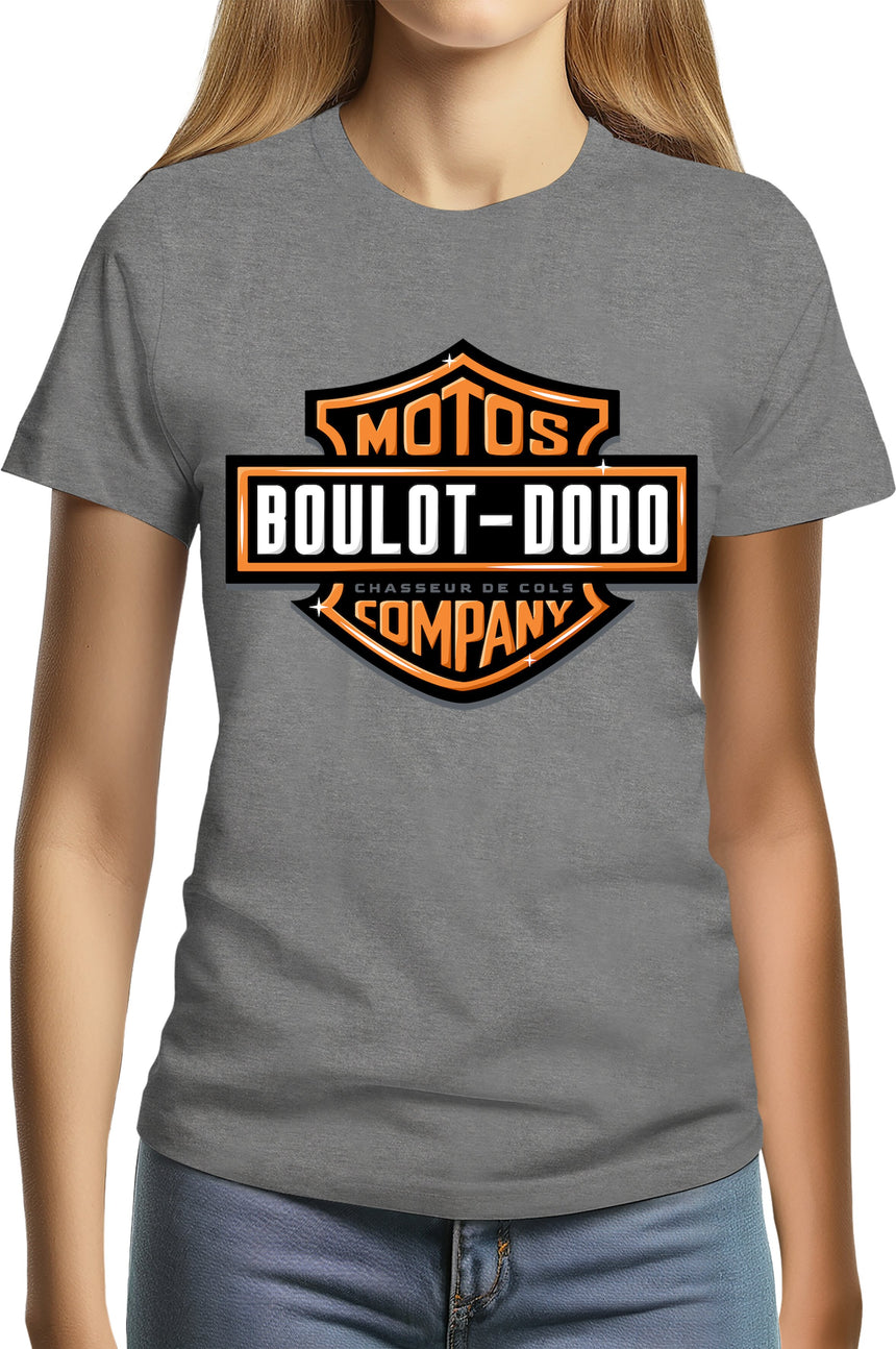 T-Shirt Femme Motos boulot dodo