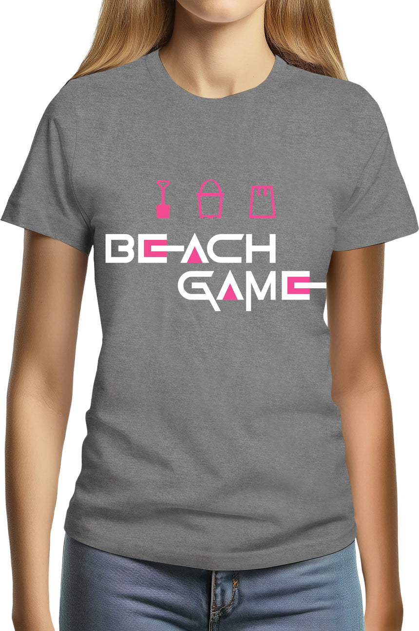 T-Shirt Femme Beach game