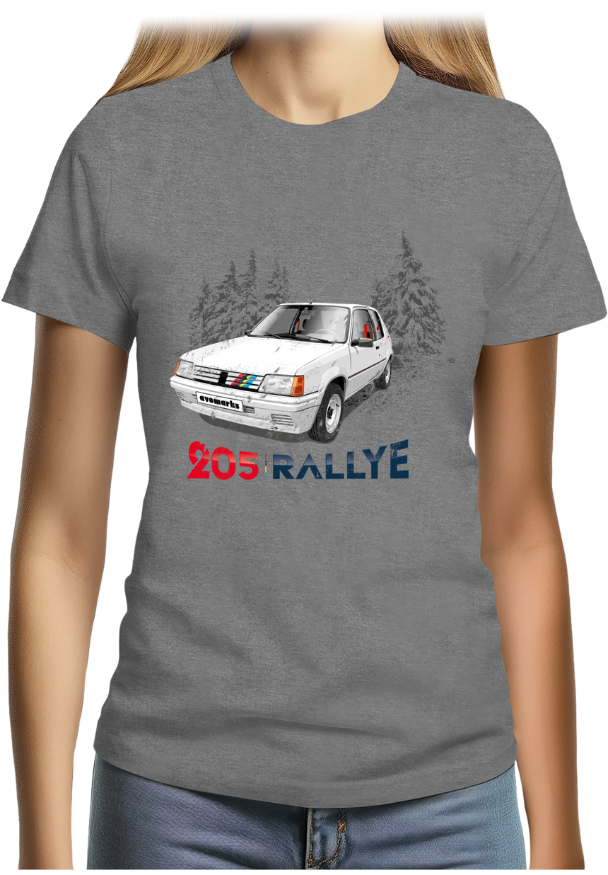 T-Shirt Femme Voiture 205 Rallye