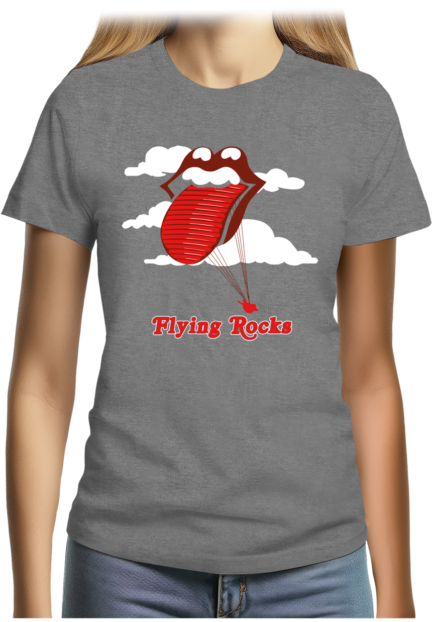T-Shirt Femme Le parapente rock and roll