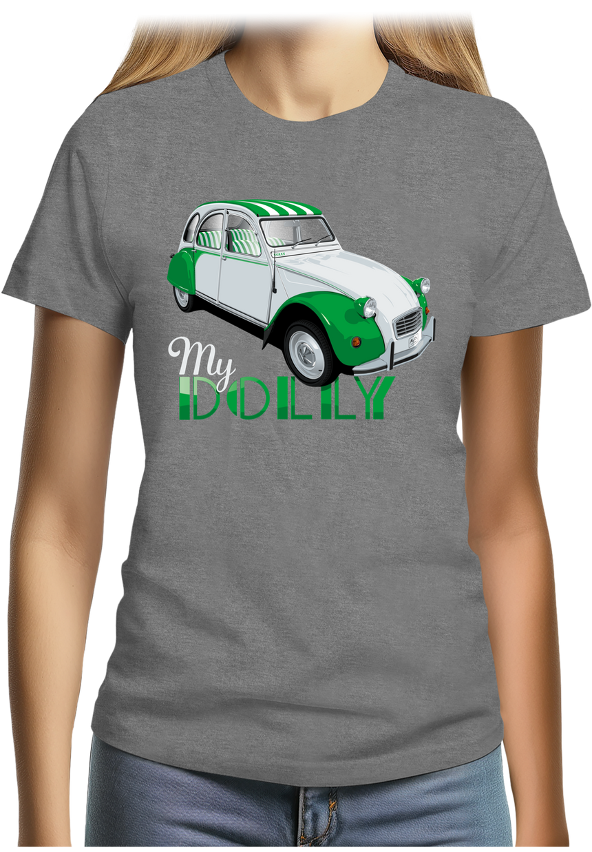 T-Shirt Femme 2CV série spéciale bicolore