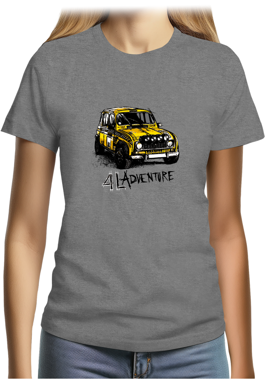 T-Shirt Femme L'aventure en voiture 4L