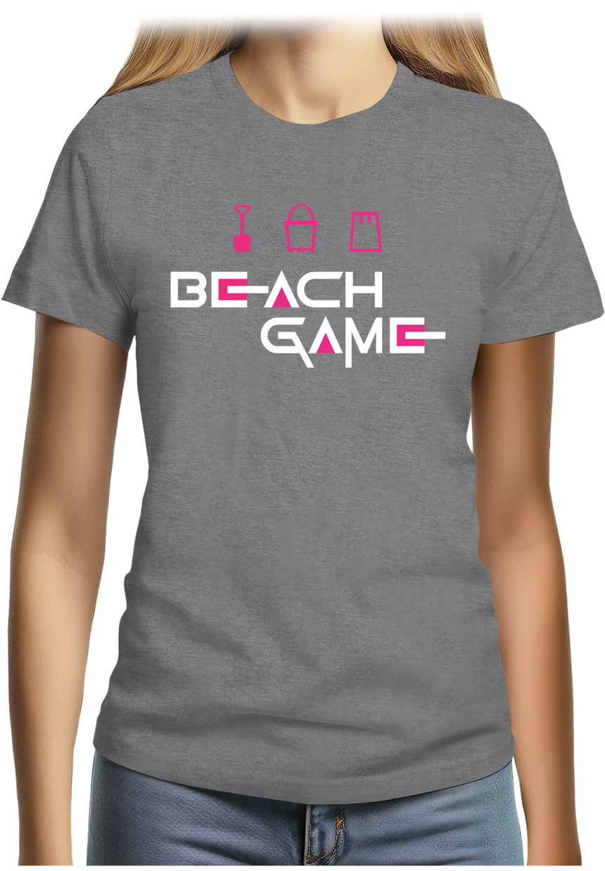 T-Shirt Femme Beach game