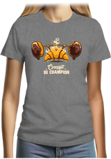 T-Shirt Femme Champion des petits déjeuners