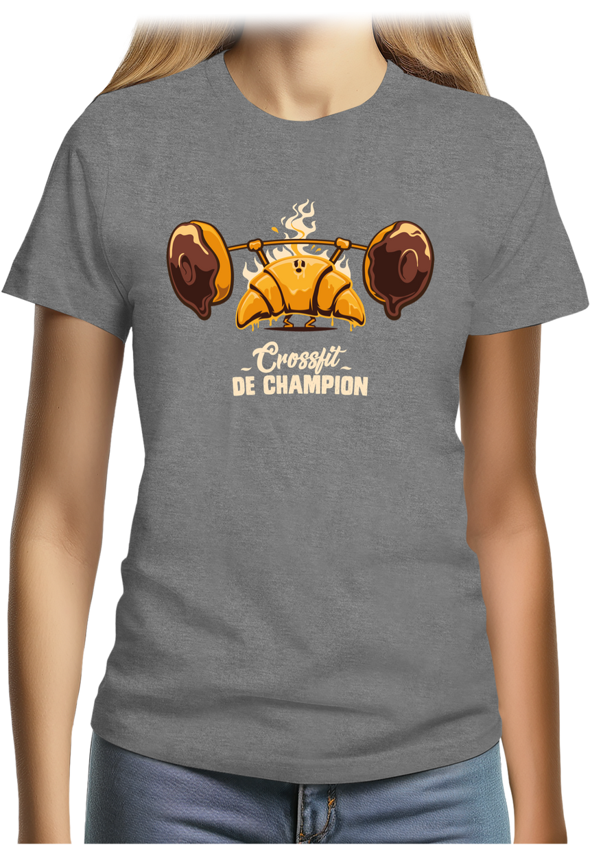 T-Shirt Femme Champion des petits déjeuners