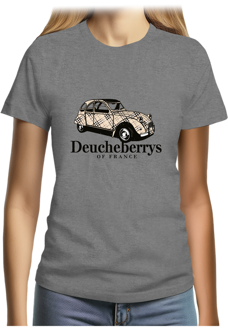 T-Shirt Femme Voiture 2CV Deuchberrys