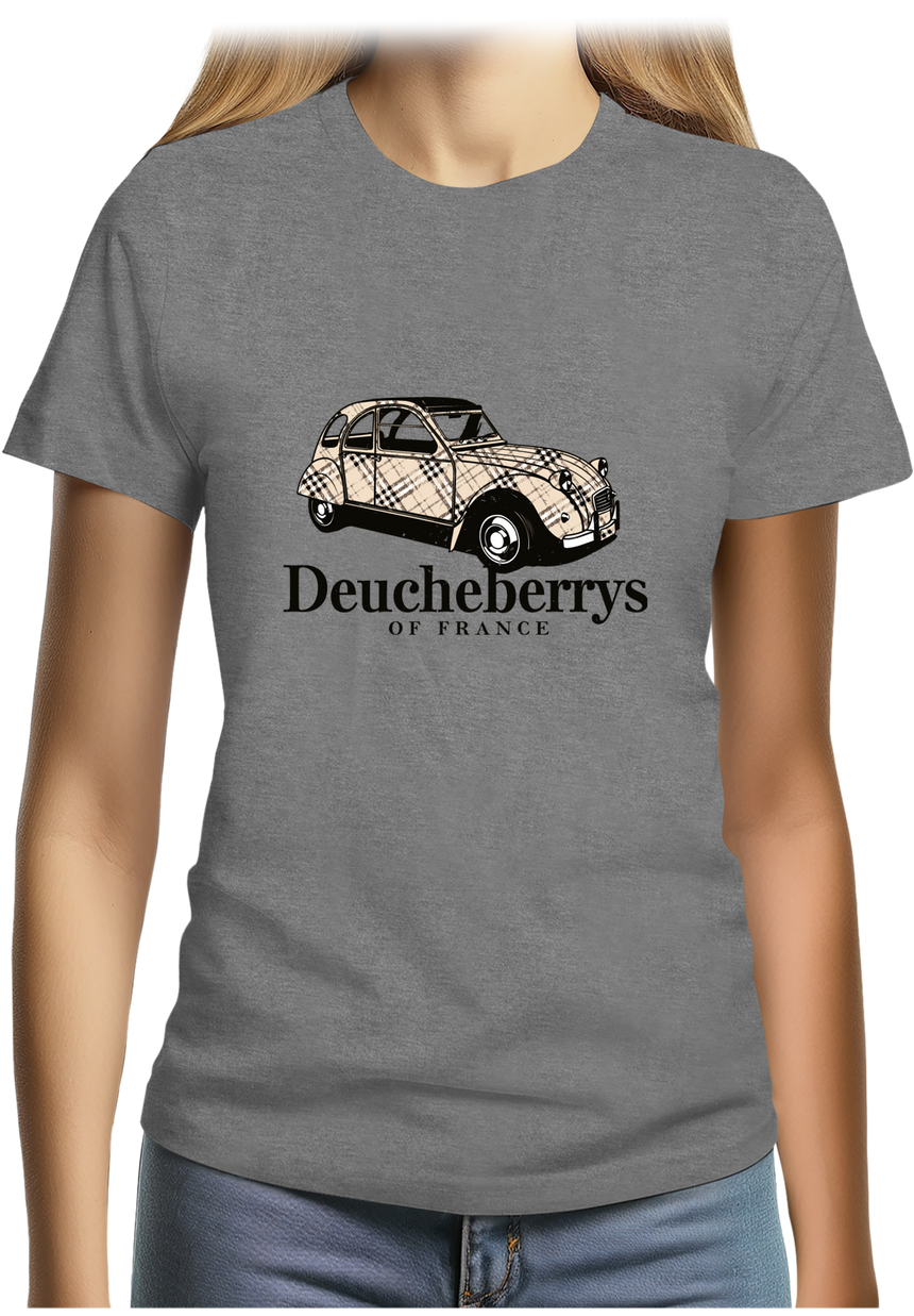 T-Shirt Femme Voiture 2CV Deuchberrys