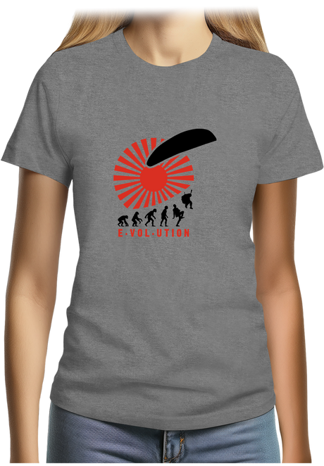T-Shirt Femme Évolution Parapentiste