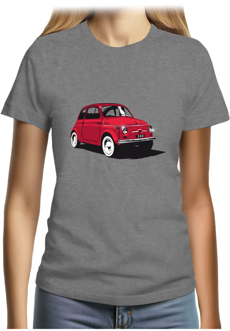 T-Shirt Femme Voiture Italienne 500 Luxe