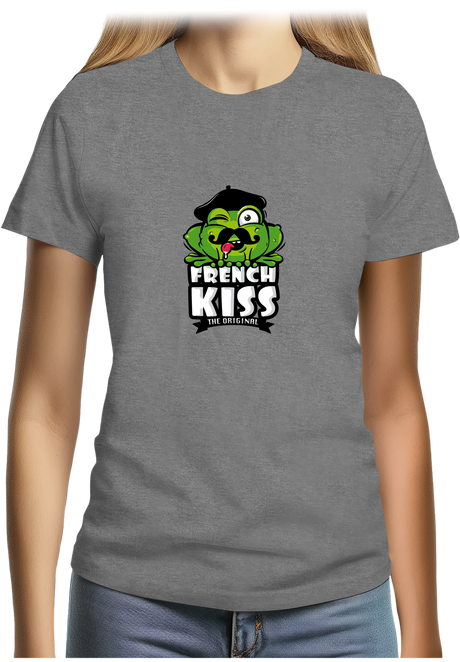 T-Shirt Femme French kiss la grenouille