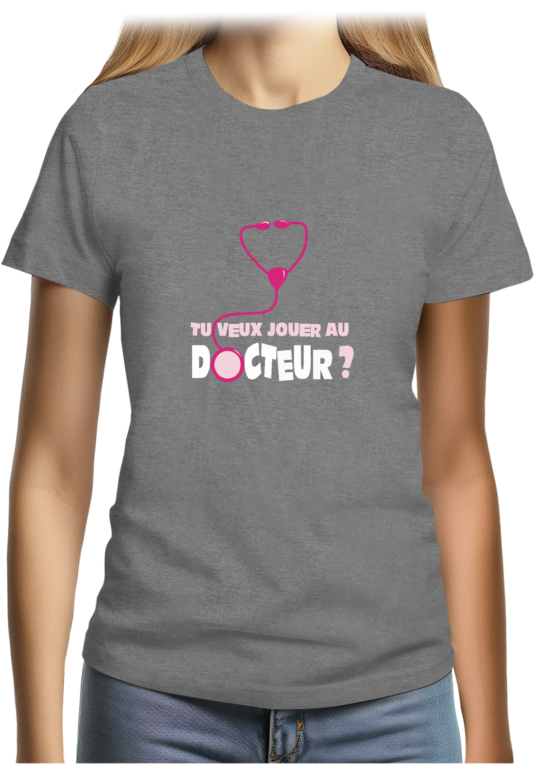 T-Shirt Femme Tu Veux Jouer Au Docteur ?