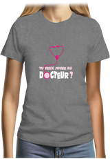 T-Shirt Femme Tu Veux Jouer Au Docteur ?