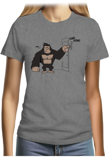 T-Shirt Femme King Kong sonnette