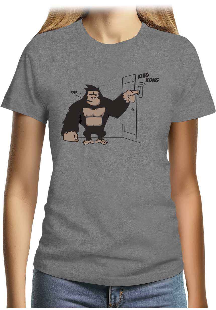 T-Shirt Femme King Kong sonnette