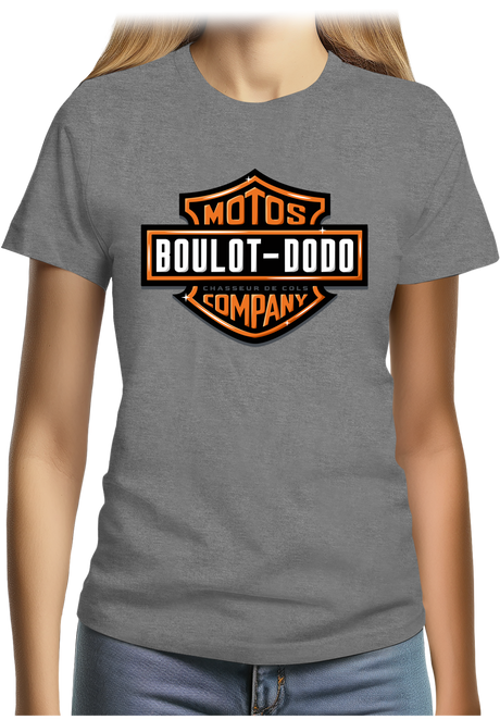 T-Shirt Femme Motos boulot dodo