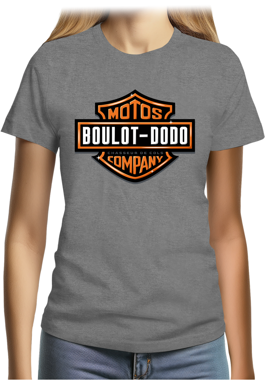 T-Shirt Femme Motos boulot dodo
