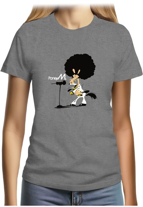 T-Shirt Femme Poney M