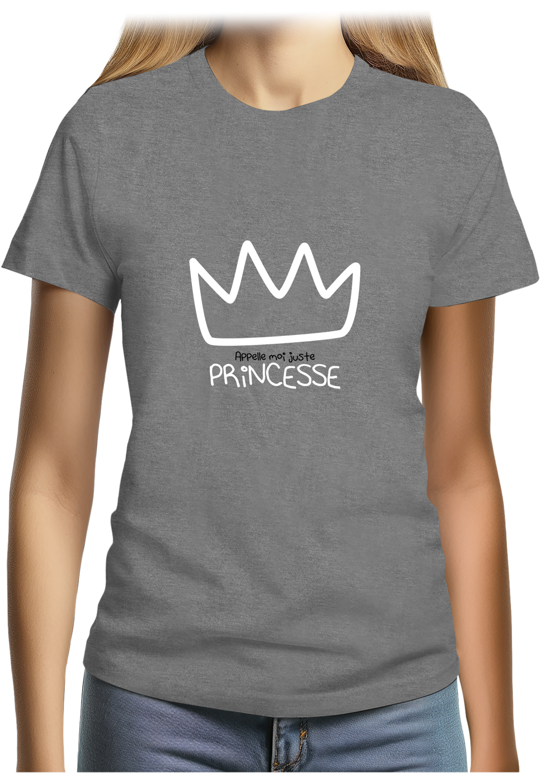 T-Shirt Femme Appelle moi juste Princesse