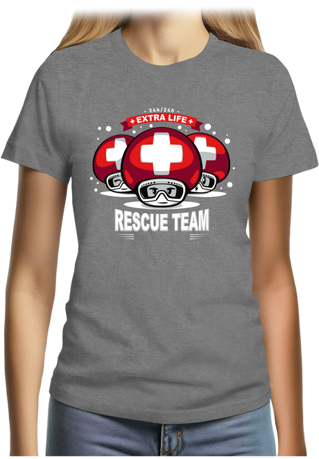 T-Shirt Femme Rescue Team jeux vidéo