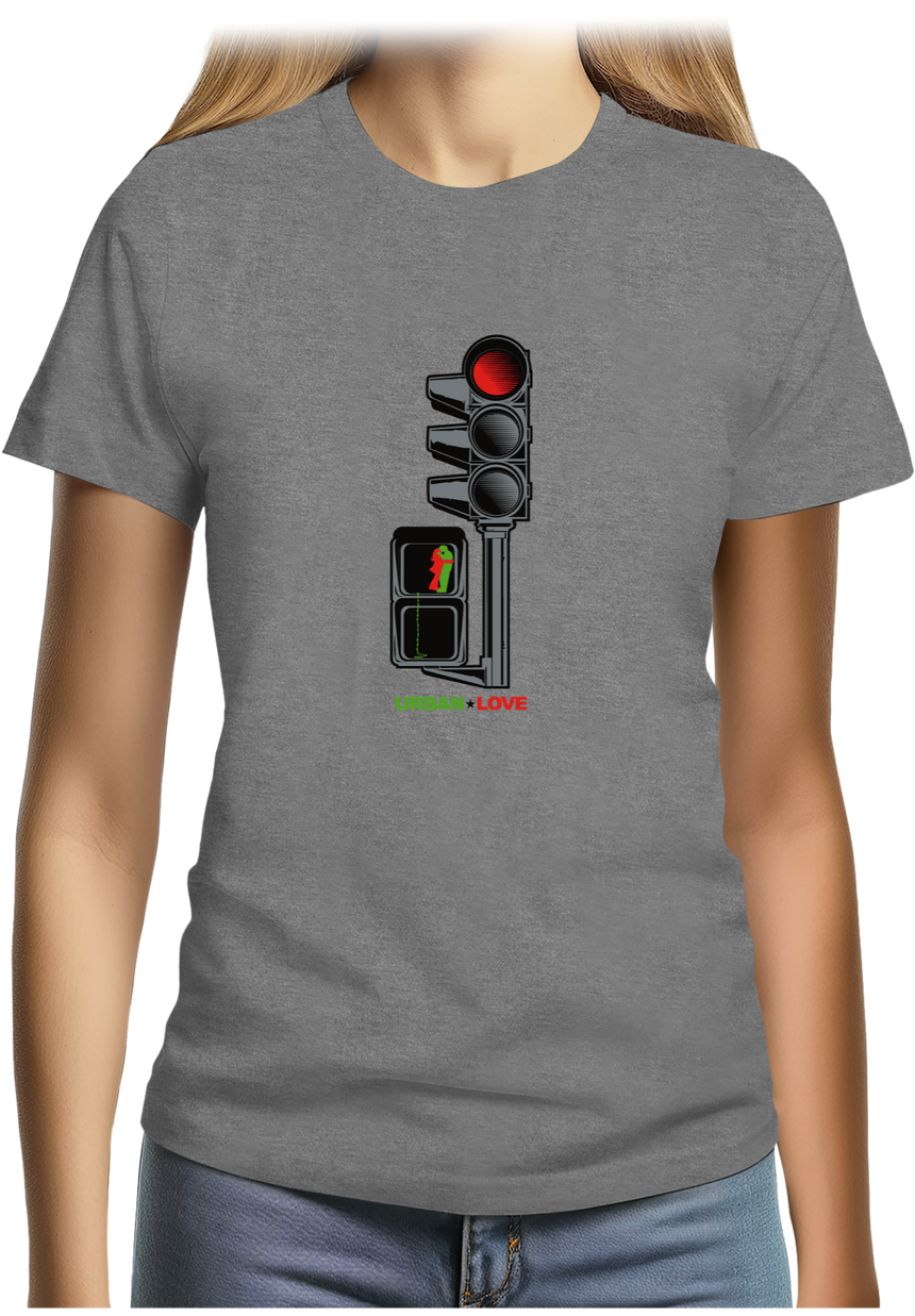 T-Shirt Femme Feu tricolore des amoureux