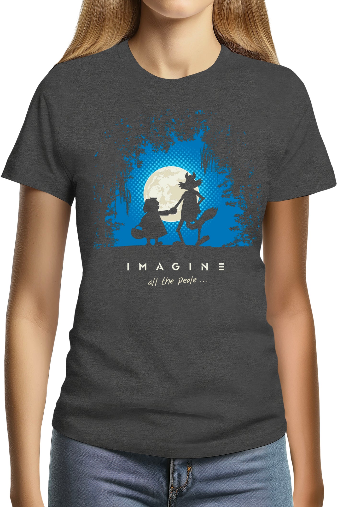 T-Shirt Femme Conte loup et chaperon