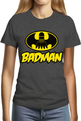 Tee-Shirt Femme Le super hero du badmington