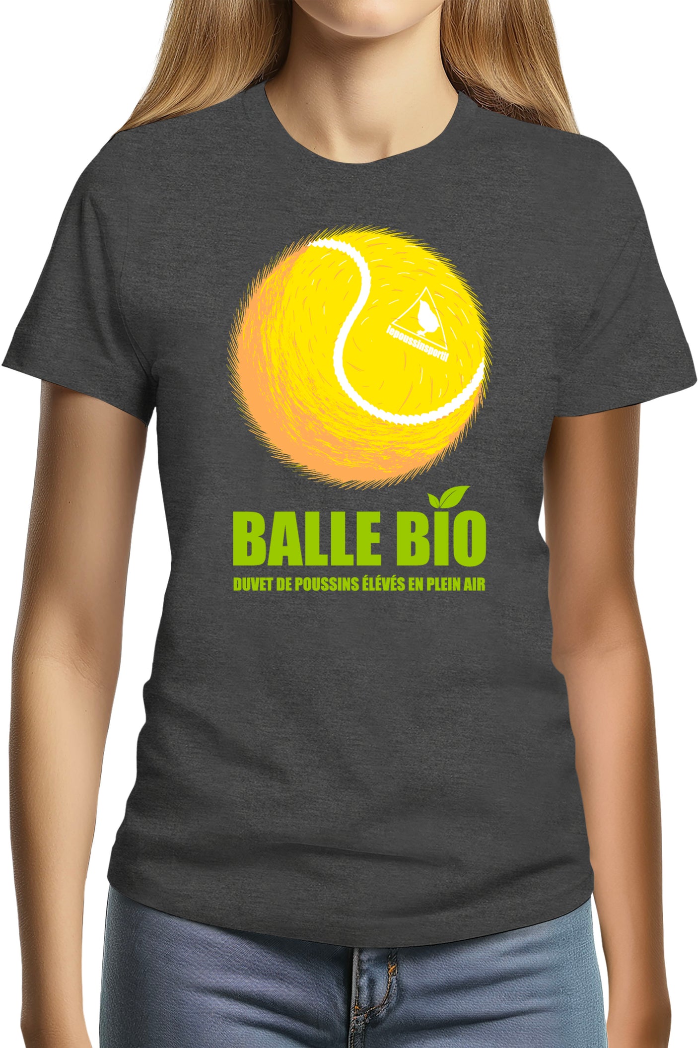 Tee-Shirt Femme Balle de tennis BIO