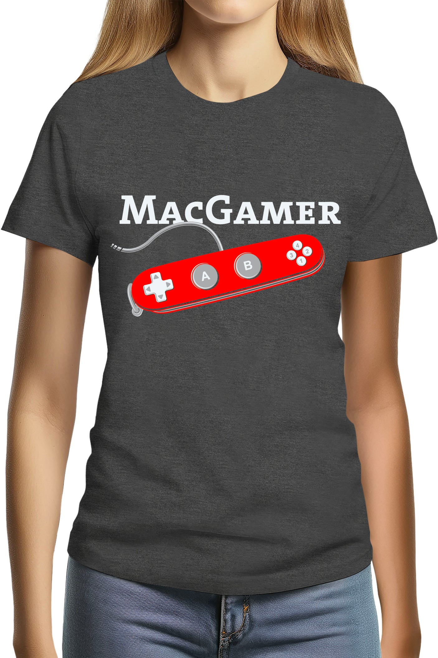 T-Shirt Femme La manette de Mac Gyver