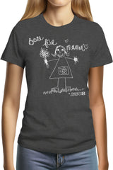 Tee-Shirt Femme Bone Fete Maman Dessin