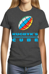 Tee-Shirt Femme RUGBY et RUBI CUBE