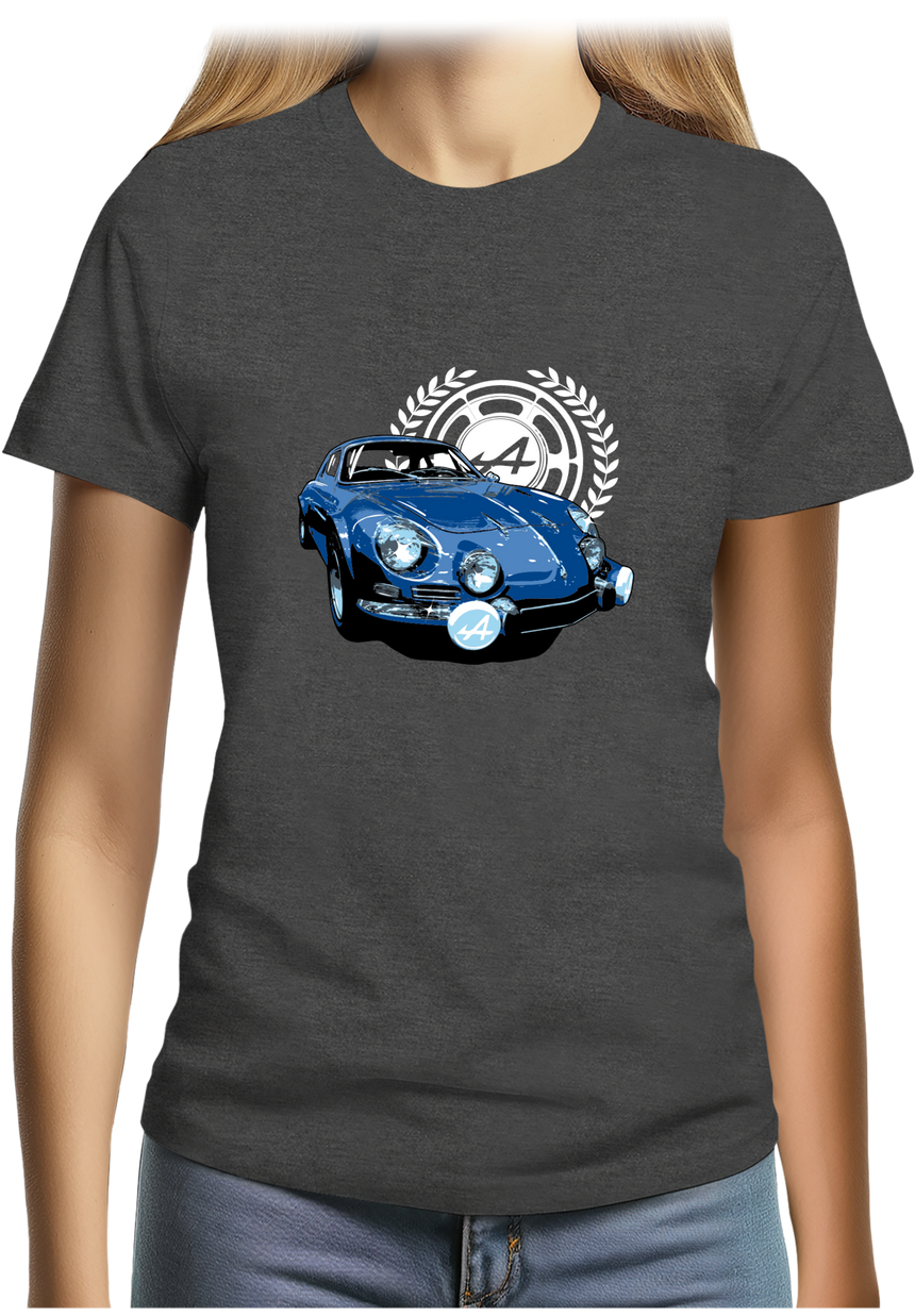 T-Shirt Femme Voiture Alpinette A310