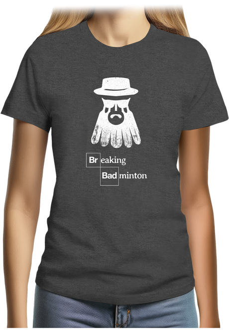 T-Shirt Femme Breaking Badminton